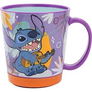 Alum Bezpečný plastový hrnček 410 ml – Stitch Aloha