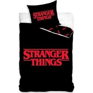 CARBOTEX Stranger Things Black 140 × 200 cm