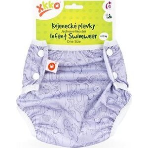 XKKO Jednovelikostní kojenecké plavky Safari Lavender Aura