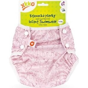 XKKO Jednovelikostní kojenecké plavky Safari Mesa Rose