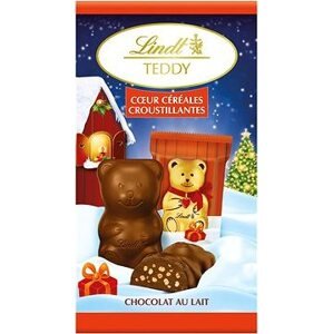 LINDT Teddy Flatback Milk Cereals Crispy 130 g
