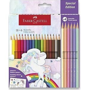 FABER-CASTELL Unicorn, 24 farieb