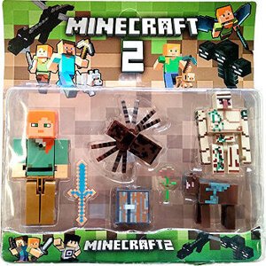 Toybit Kolekcia figúrok Minecraft Alex a Golem sada 7 ks