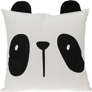H&L Detský vankúš Safari Panda 40 × 40 cm biely
