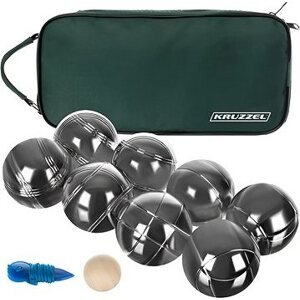 Kruzzel 22915 Petanque súprava 8 gulí obal nylón 7,3 cm