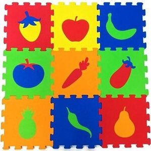 Siva Penové puzzle pro deti – ovocie