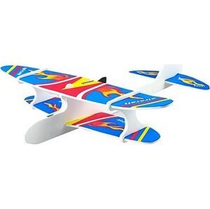 Verk 18264 Pěnové Házecí Letadlo RGB, USB modré