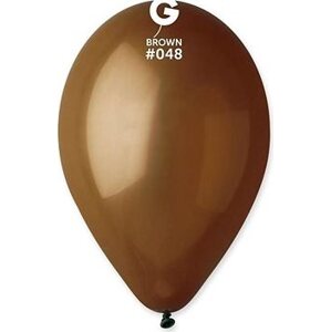 SMART BALLOONS 100 ks hnedé 26 cm pastelové