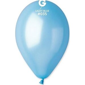 SMART BALLOONS metalické 100 ks svetlo modré 26 cm