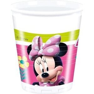 GODAN Plastové kelímky myška Minnie – happy helpers – 200 ml 8 ks