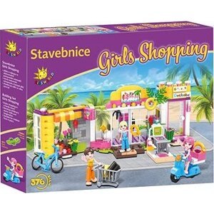 Kids World Stavebnica Girls Shopping 376 ks