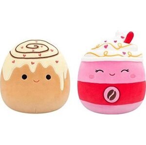 Squishmallows 1 + 1 Latté a Škoricová rolka Beata a Brown