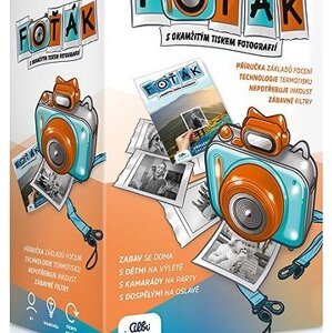 Foťák s termotlačou modrý