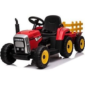 Traktor Workers s vlečkou, červený