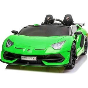 Elektrické autíčko Lamborghini Aventador 24 V dvojmiestne, zelené lakované