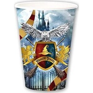 Papierové tégliky čarodejník Harry 6 ks 355 ml