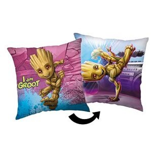 Jerry Fabrics Vankúšik Groot I am Groot 40 × 40 cm