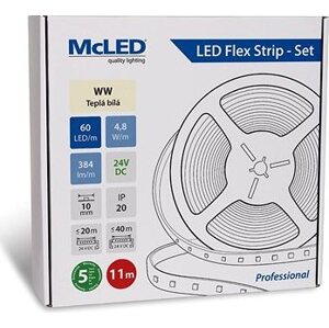 McLED Set LED pásik 11 m, WW, 4,8 W/m
