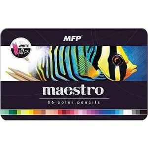 MFP PAPER Maestro kovová krabička 36 farieb