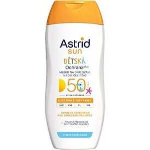 ASTRID SUN Detské mlieko na opaľovanie SPF 50 200 ml