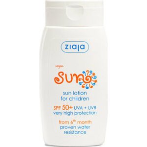 ZIAJA Sun Mlieko na opaľovanie pre deti 6 m+ SPF 50+ 125 ml