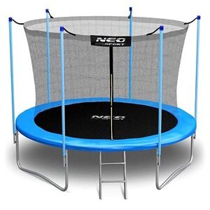 Neo-Sport Záhradná trampolína 6 stôp/183 cm s vnútornou sieťou a rebríkom