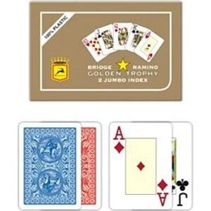 Modiano Ramino Golden Trophy – 2 Jumbo Index – Profi plastové karty